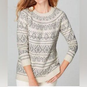 J Jill Fair Isle sweater